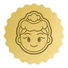 Cortadore Biscoito Cabeça Princesa Cinderela Cortadore Biscoito Cabeça Princesa Cinderela