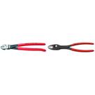 Cortadores diagonais e alicates TwinGrip KNIPEX High Leverage