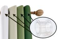 Cortain Spacers Curtain Perfect Small, pacote com 8 unidades de plástico transparente
