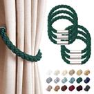 Cortain Tiebacks NICEEC Strong Magnetic, pacote com 6 unidades, verdes Cortain Tiebacks NICEEC Strong Magnetic, pacote com 6 unidades, verdes