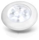 Cortesia Light Hella Marine Warm White com borda branca Cortesia Light Hella Marine Warm White com borda branca