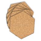 Cortiça Auto Adesiva Hexagon 29x25cm 4mm - Pacote com 6 peças - Cortiarte Cortiça Auto Adesiva Hexagon 29x25cm 4mm - Pacote com 6 peças - Cortiarte