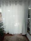 Cortin Satiné cetim amassado 2,30x2,64 pérola 11076 - ideal para cozinha , varanda sala de jnatar