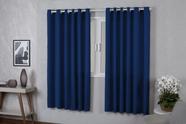 Cortina 2,20x1,70 Quarto Sala Escritorio Azul Royal