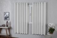 Cortina 2,20x1,70 Quarto Sala Escritorio Branco
