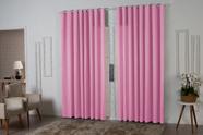 Cortina 3,00x2,20 Quarto Sala Escritorio Rosa