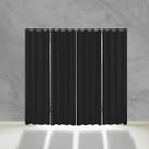 Cortina 5 Metros Blackout PVC Preto Porta Grande 5,60x2,80