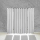 Cortina 5 Metros Para Varão Blackout PVC Branco
