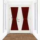 Cortina ACHIM Darcy Rod Pocket Door Panel 137x183cm Marsala