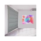 Cortina Acústica Quadrada 100% Blackout 140cm x 140cm Bege