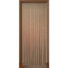 Cortina Americana Para Porta Painel Tiras Plástica Marrom Lisa Cortina Americana Para Porta Painel Tiras Plástica Marrom Lisa
