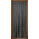 Cortina Americana Para Porta Painel Tiras Plástica PRETA LISA
