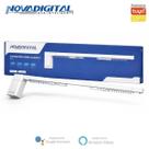 Cortina Automática Inteligente WiFi Trilho Motorizado NovaDigital Slim Compatível com Alexa Google Assistant