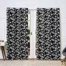 Cortina Baggio Tecido Gorgurinho Estampado 2,80x2,20 Metros