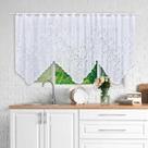 Cortina Bando Renda Cascata Cozinha Tulipa 2,65x1,00 Sortida