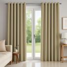 Cortina Basic Blackout Tecido Corta Luz 3,00x2,50m para Varão Simples 2m Cor: Bege