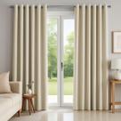 Cortina Basic Blackout Tecido Corta Luz 3,00x2,70m para Varão Simples 2m Palha
