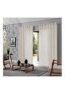 Cortina Bella Janela 360x250 cm Duplex Vintage Geométrico Marfim