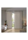 Cortina Bella Janela 420x250 cm Duplex Monaco Barrada Areia