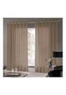 Cortina Bella Janela 420x250 cm Rustica Cordoba Camurça