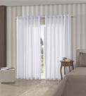 Cortina Bella Janela Duplex Voil 420x230cm Branca Cortina Bella Janela Duplex Voil 420x230cm Branca