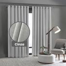 Cortina Blackout 100% Linen 4,2 x 2,5 - Bella Janela