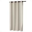 Cortina Blackout 1,10 x 1,30 Folha Unica Ilhos Para Provador Corta Luz Cor Palha