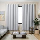 Cortina Blackout 2,20 X 1,30 Trilho Suíço Corta Luz Sala Blecaute Escurece Janela Quarto Ilhós