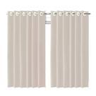 Cortina Blackout Bege c/ ilhos - 200x140cm