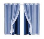 Cortina Blackout Black Out Blecaute Quarto Infantil Voal Liso 2,00 x 1,40 Mts Janela Para Varao