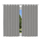 Cortina Blackout Cinza PVC 200cm x 200cm com Alça Corta Luz