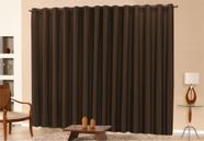Cortina blackout corta luz 2,00m larg x 2,20m alt marrom