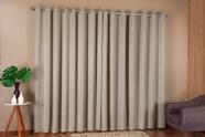 Cortina Blackout Corta Luz Em Tecido Grosso 2,00X1,60 Bege