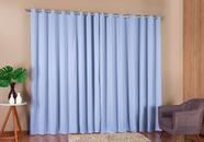 Cortina Blackout Corta Luz Em Tecido Grosso 2,00X1,60 Gelo