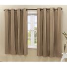 Cortina Blackout Corta Luz Pvc 2,20m X 1,30m para Sala e Quarto Marrom Avelã OEM