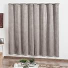 Cortina Blackout Em Suede 2,80 X 2,00 P/ Quarto Ou Sala Cinza
