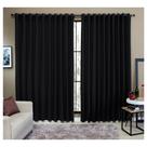 Cortina Blackout Em Tecido Quarto 4,00x2,60m Corta Luz Blecaute 70% Preto