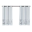 Cortina Blackout Estampada Infantil Pvc 2,20 X 1,30 Quarto Infantil - Branco
