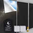 Cortina Blackout Joydeco 400x145 cm 100% Opaca Portátil Cortina Blackout Joydeco 400x145 cm 100% Opaca Portátil
