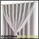 cortina blackout Lisboa de tecido 7,00 x 2,90 varão preto cortina blackout Lisboa de tecido 7,00 x 2,90 varão preto