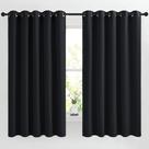 Cortina Blackout NICETOWN 66x66cm preta redutora de luz