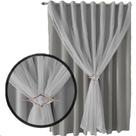 cortina blackout para quarto e sala 5,50 x 2,40 Lisboa bege