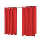 Cortina Blackout para Quarto e sala em Pvc 2,20 X 1,30 - Vermelho