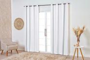 Cortina blackout para sala e quarto em pvc de 2,80m x 2,50m - branco