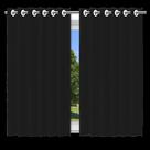 Cortina Blackout Preta com Ilhos 280x140cm