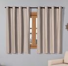 Cortina Blackout PVC 2,20x1,30 Bloqueia Luz E Calor Com Estilo