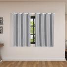 Cortina Blackout PVC c/ Tecido Voil Xadrez 2,00 x 1,40 Cinza Cortina Blackout PVC c/ Tecido Voil Xadrez 2,00 x 1,40 Cinza