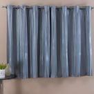 Cortina Blackout PVC corta 100 % a luz 2,20 m x 1,30 m Prata