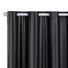 Cortina Blackout PVC corta 100 % a luz 2,80 m x 1,80 m Preta - Bella Vita