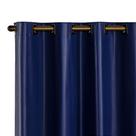 Cortina Blackout PVC corta 100 % a luz 2,80 x 2,30 Marinho